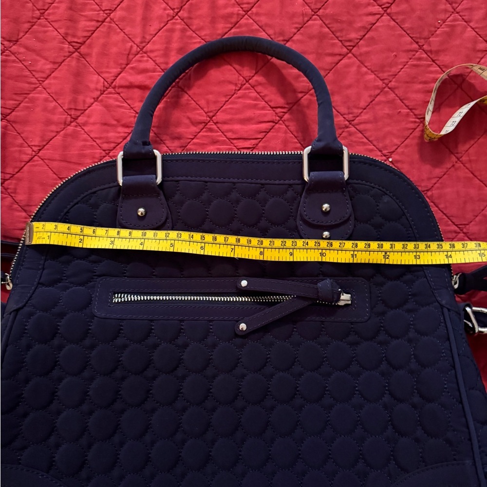 Vera Bradley Navy Quilted Bag - Picture 11 of 14
